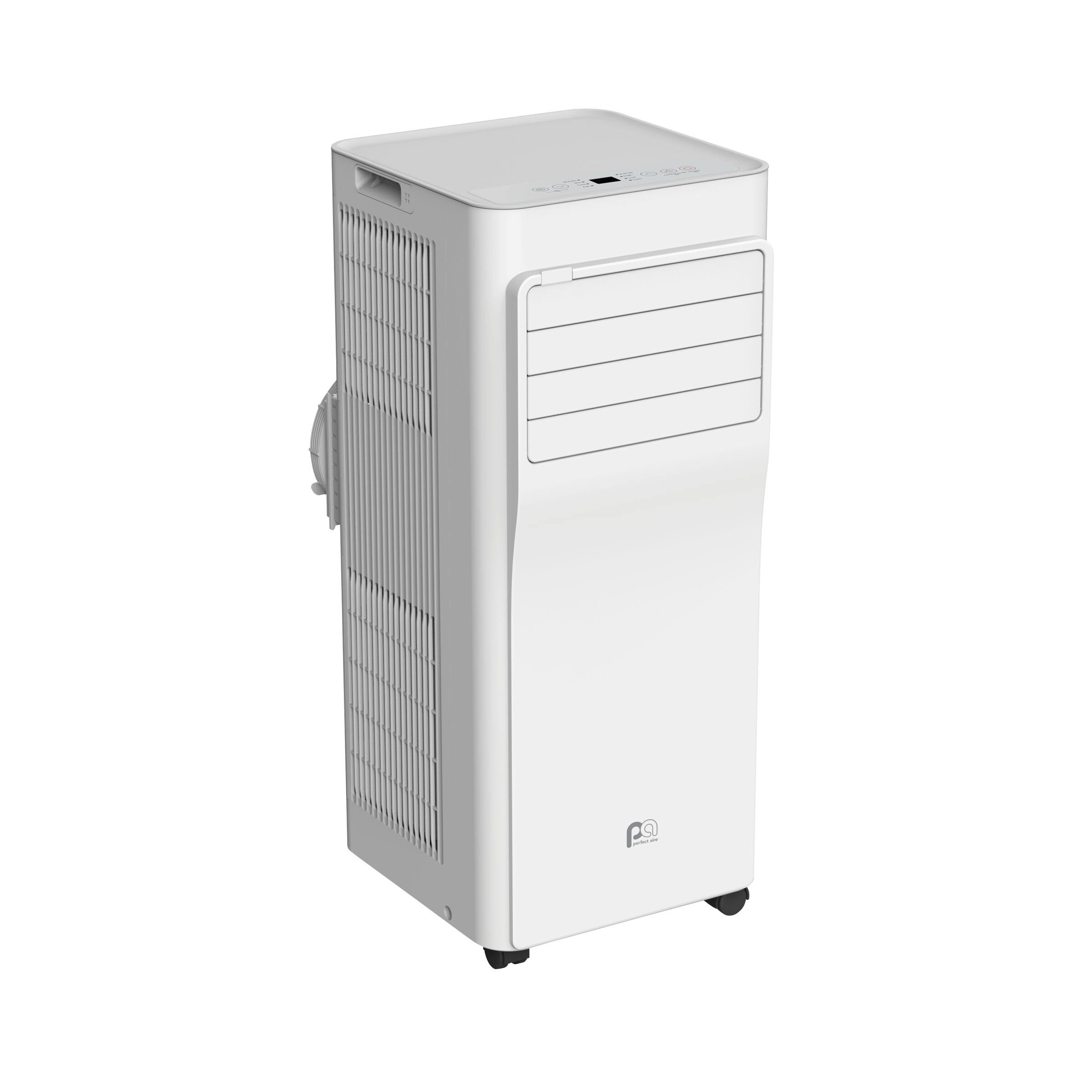 Angle. Perfect Aire - 10,000 BTU Compact Portable Air Conditioner Cools Up To 250 sq. ft. 24-Hour Timer - White.