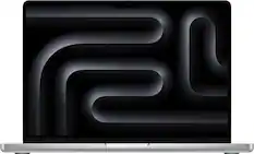 Front. Apple - MacBook Pro 14-inch Laptop - M5 Pro chip with 15-core CPU and 16-core GPU - 24GB Memory - 1TB SSD - Silver.