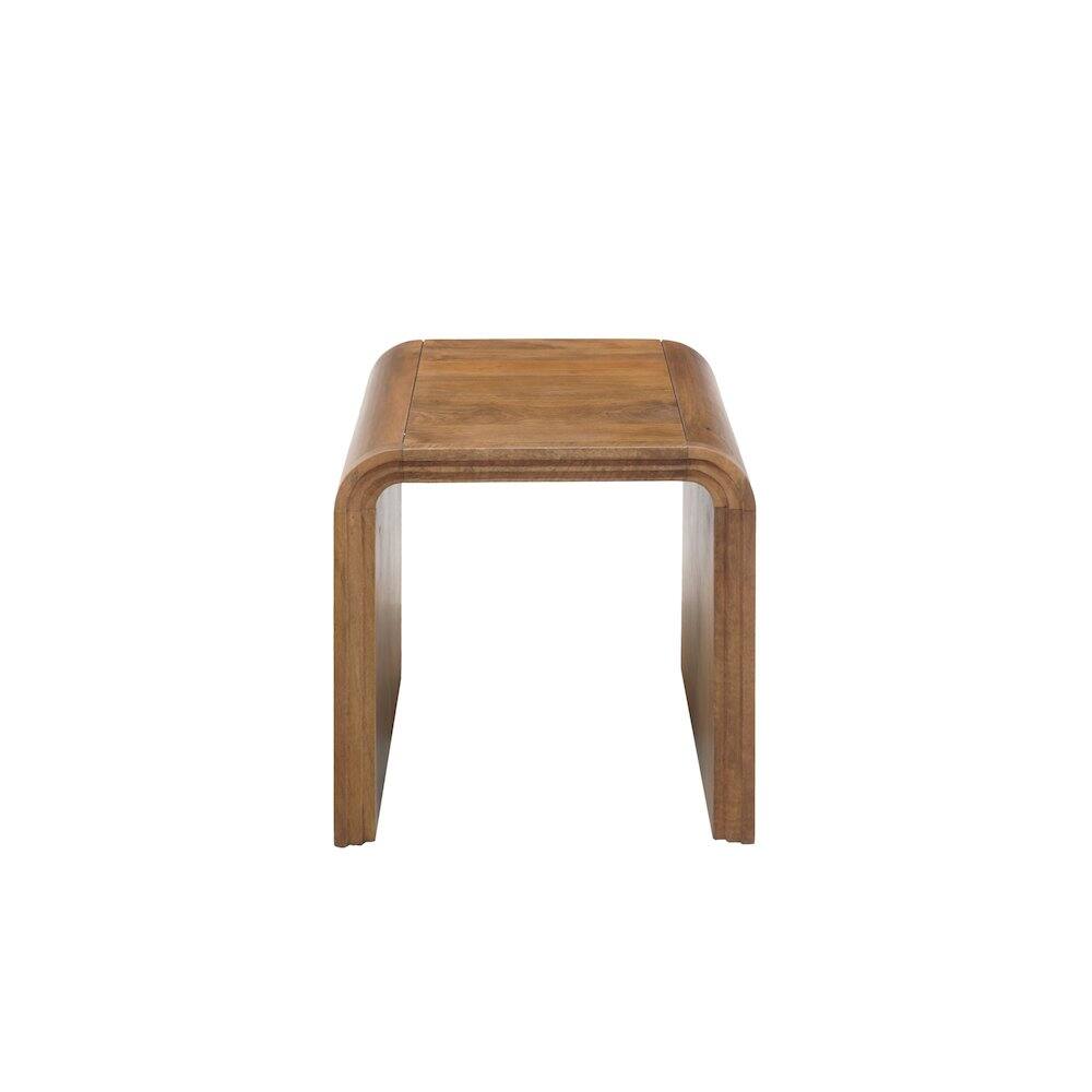 Alt View 2. Porter Designs - Palencia Solid Mango Wood End Table - Natural.