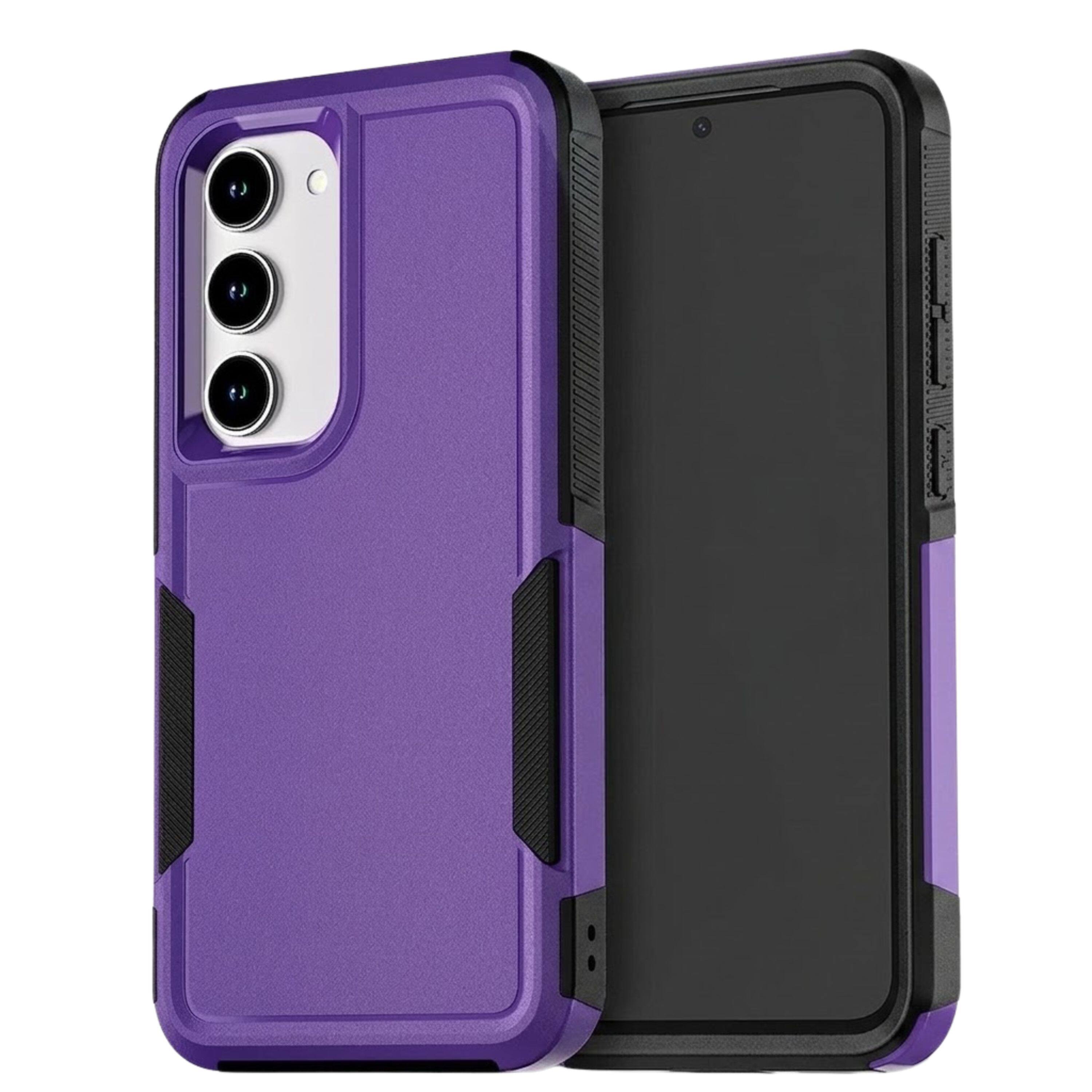 Front. Kitcheniva - Premium Heavy Duty Rugged Phone Case For Samsung Galaxy A16 5G Purple - Purple.