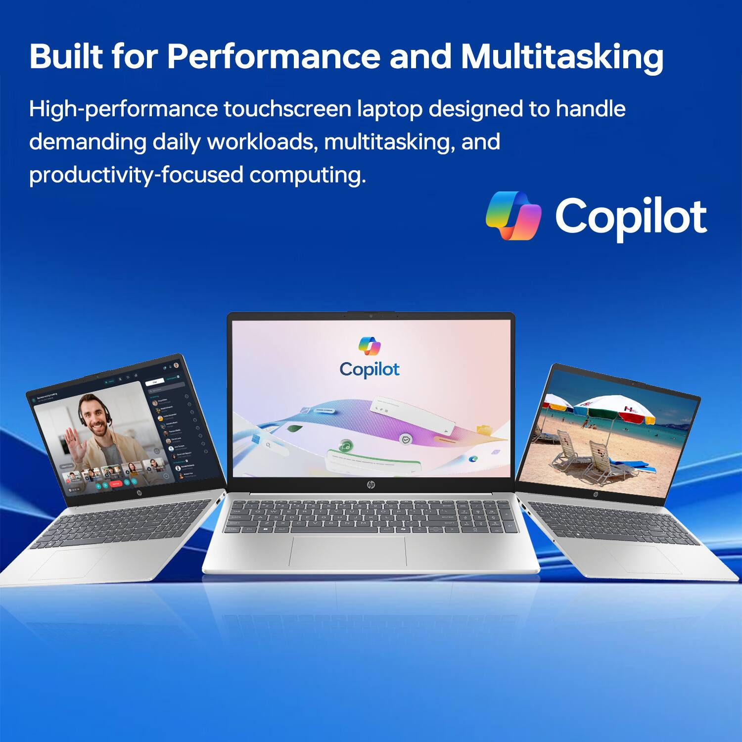Built for Performance and Multitasking

High-performance touchscreen laptop designed to handle demanding daily workloads, multitasking, and productivity-focused computing.

Copilot