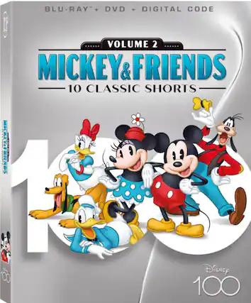 Front. Mickey & Friends 10 Classic Shorts, Volume 2 - BLU-RAY.