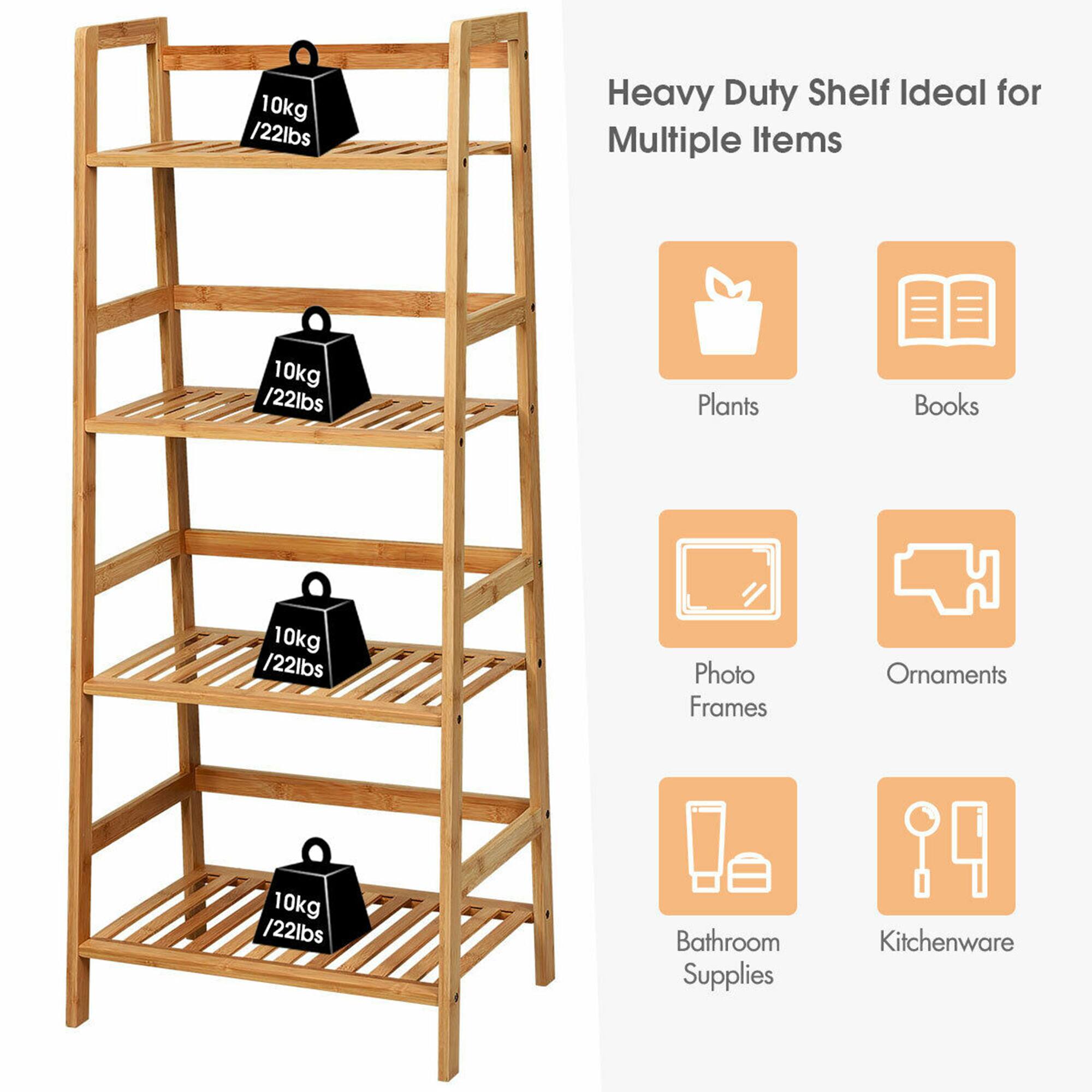 Heavy Duty Shelf Ideal for Multiple Items:
10kg /22lbs Plants
10kg /22lbs Books
10kg /22lbs Photo Frames
10kg /22lbs Ornaments
10kg /22lbs Bathroom Supplies
10kg /22lbs Kitchenware