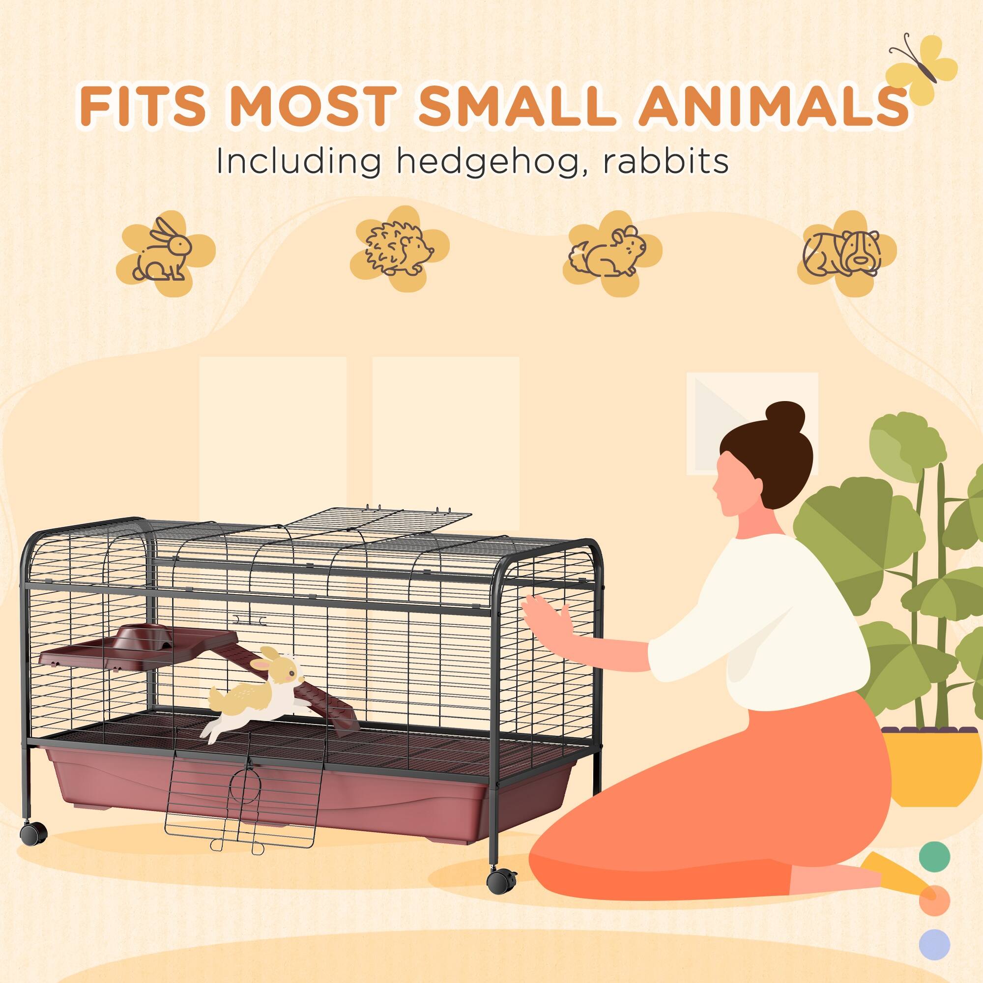 FITS MOST SMALL ANIMALS  
Including hedgehog, rabbits