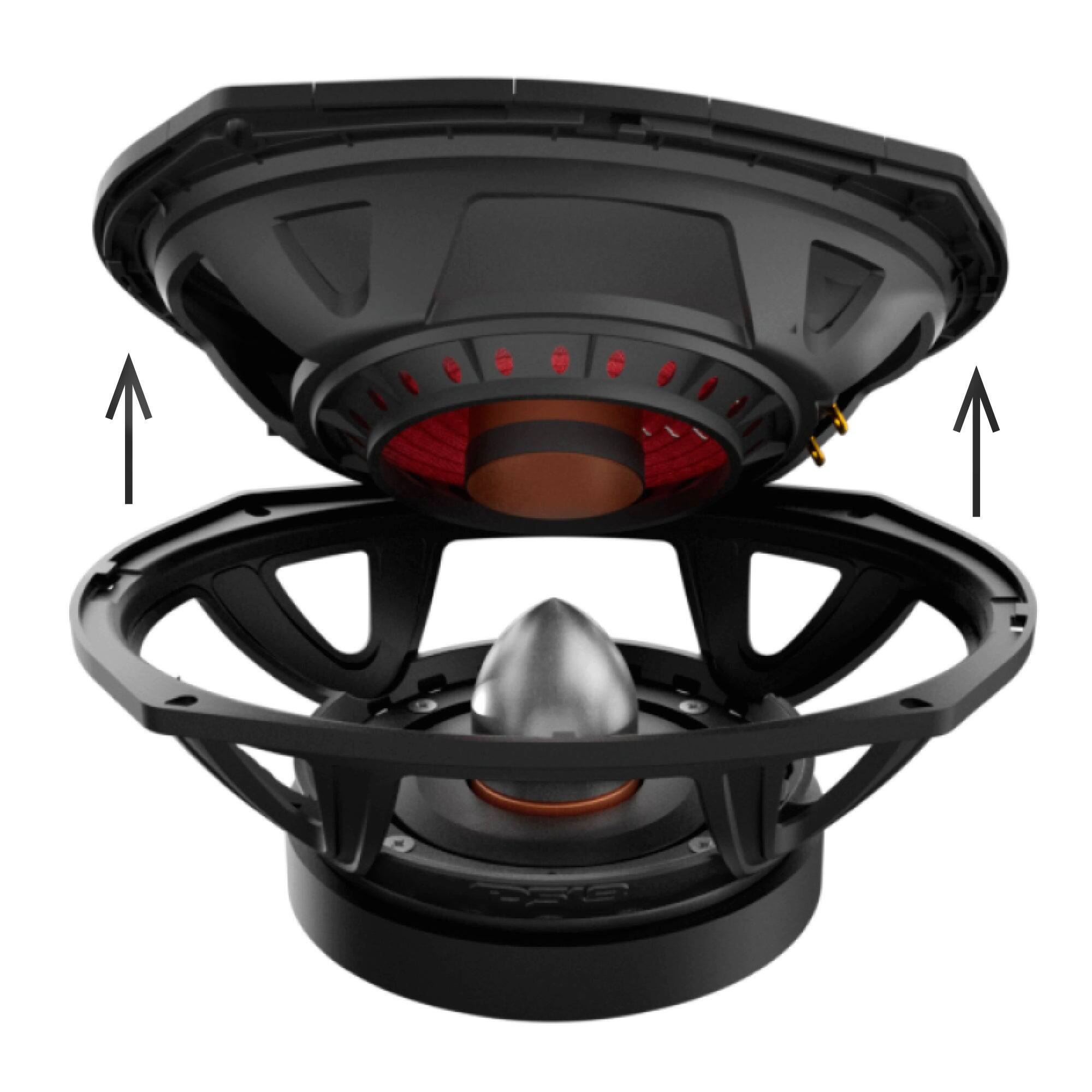 Alt View 3. DS18 Audio - PROJECT360 6x9" Loudspeaker with Bullet, 300W RMS 4-Ohm.