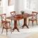 Back. Costway - Square Dining Table with Pedestal Base 33" Wooden Kitchen Table for 2-4 People - Brown.