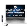 hp EliteBook 860 G11 Ultra 7 16GB/ 512GB IPS Super Fingerprint A BACKLIT KEYBOARD