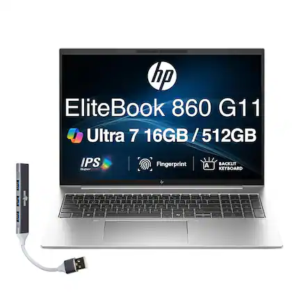 hp EliteBook 860 G11 Ultra 7 16GB/ 512GB IPS Super Fingerprint A BACKLIT KEYBOARD