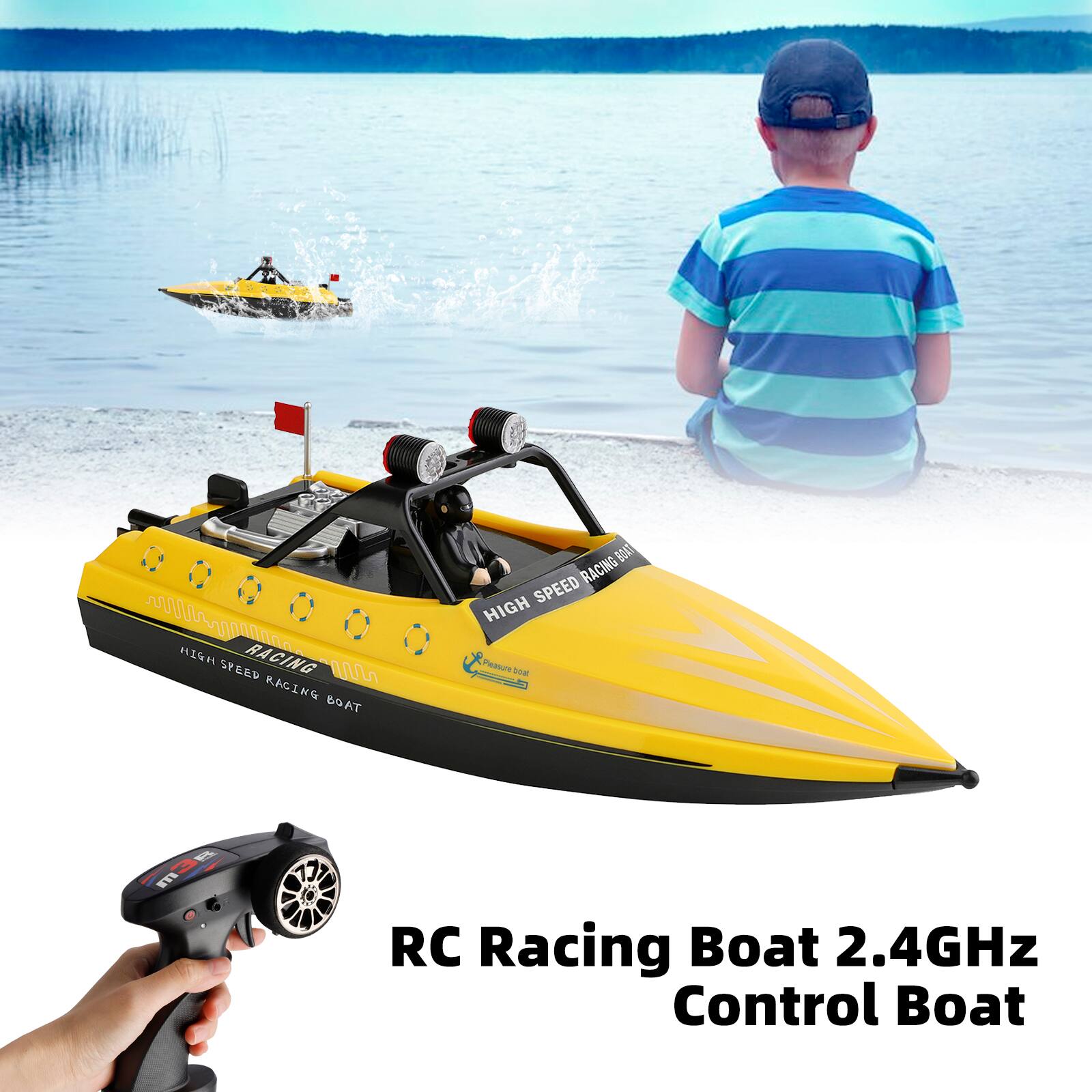 RC Racing Boat 2.4GHz Control Boat

HIGH SPEED RACING BOAT

HIGH SPEED RACING BOAT