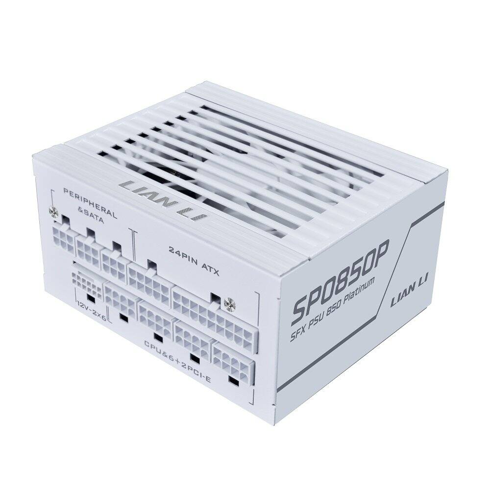PERIPHERAL & SATA  
24PIN ATX 12V-2X6  
CPU&6+2 PCI-E  
LIAN LI  
SP08SOP  
SFX PSU 850 Platinum  
LIAN LI