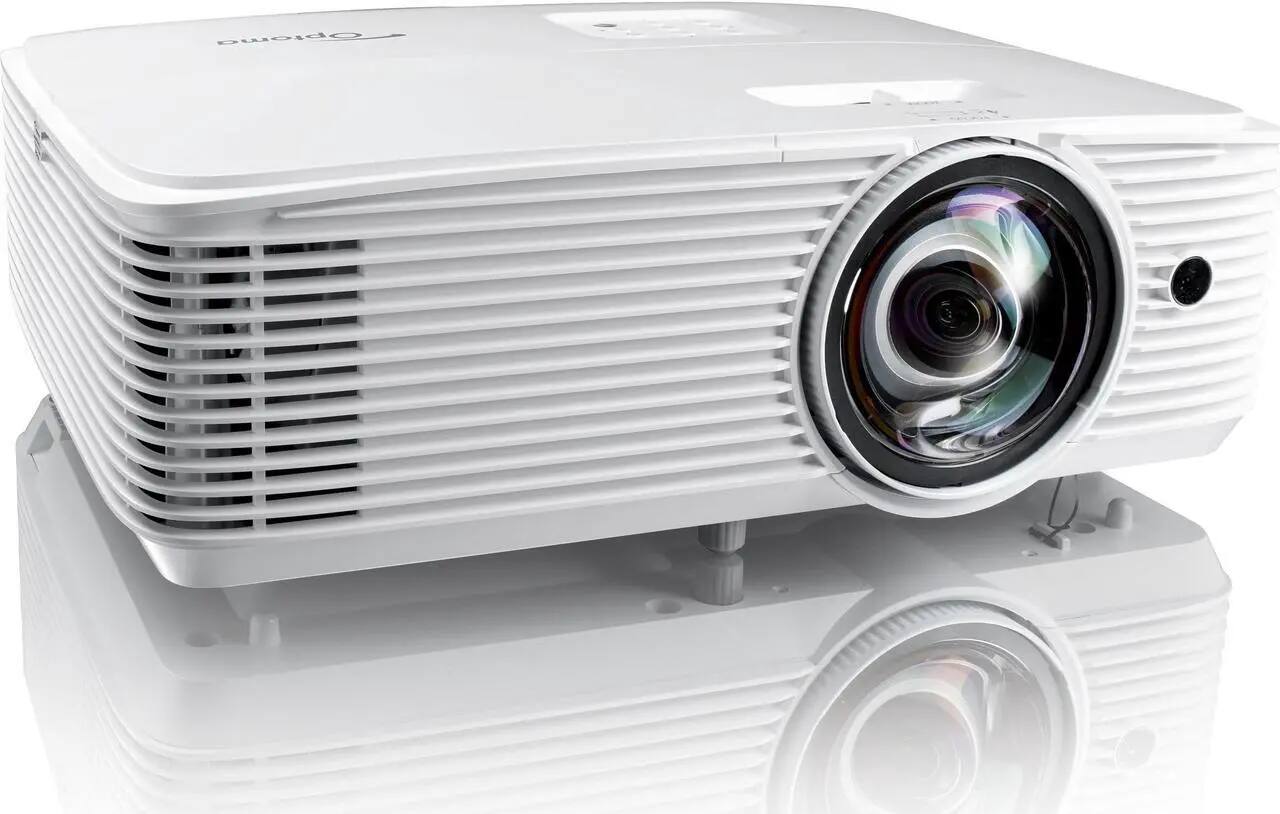 Left. Optoma - Optoma W318ST WXGA Short Throw Projector - White.