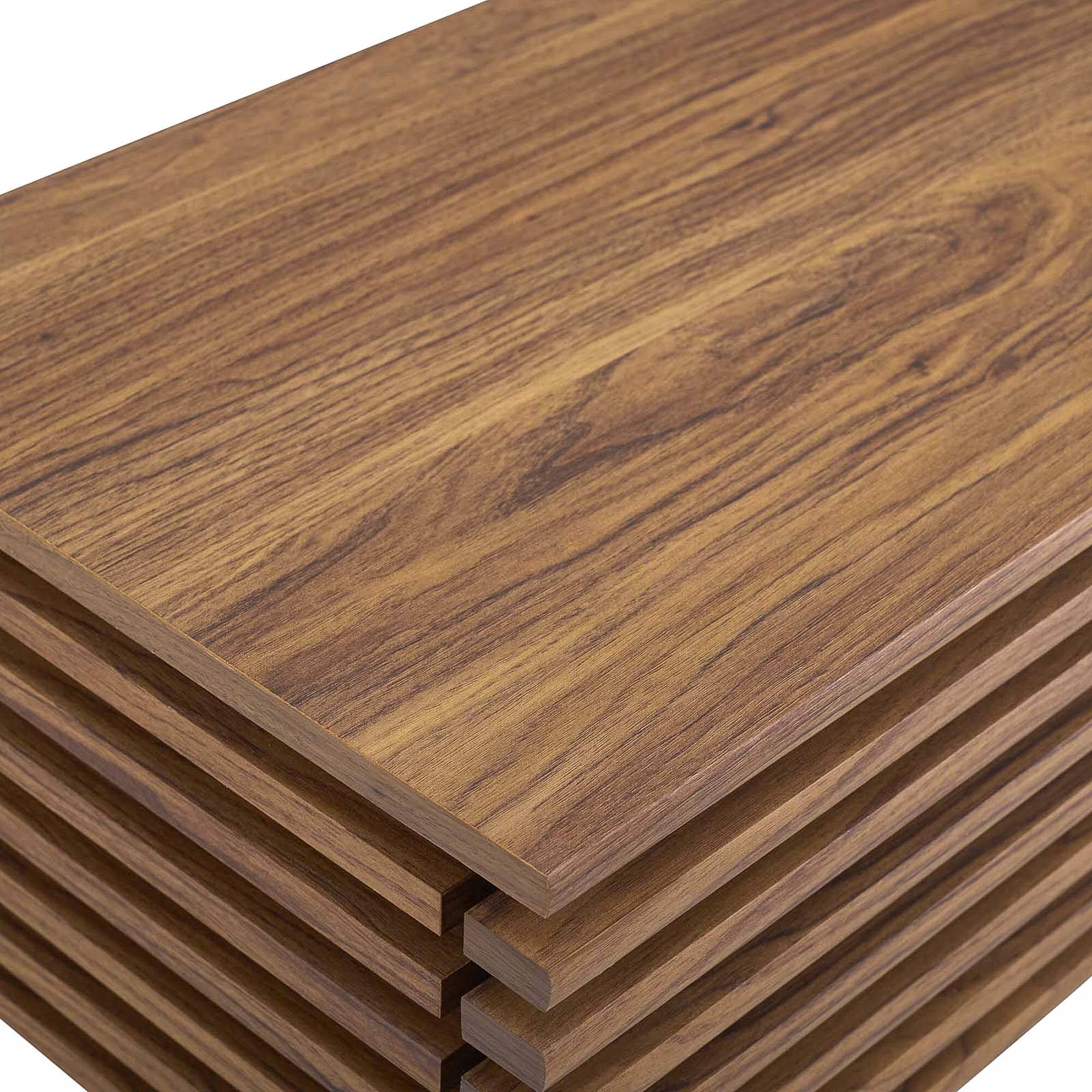 Alt View 2. Modway - Render 71" TV Stand by Modway - Walnut.