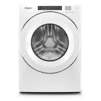 Whirlpool - 4.3 Cu. Ft. High Efficiency Stackable Front Load Washer with 35 Cycle Options - White - Front_Zoom