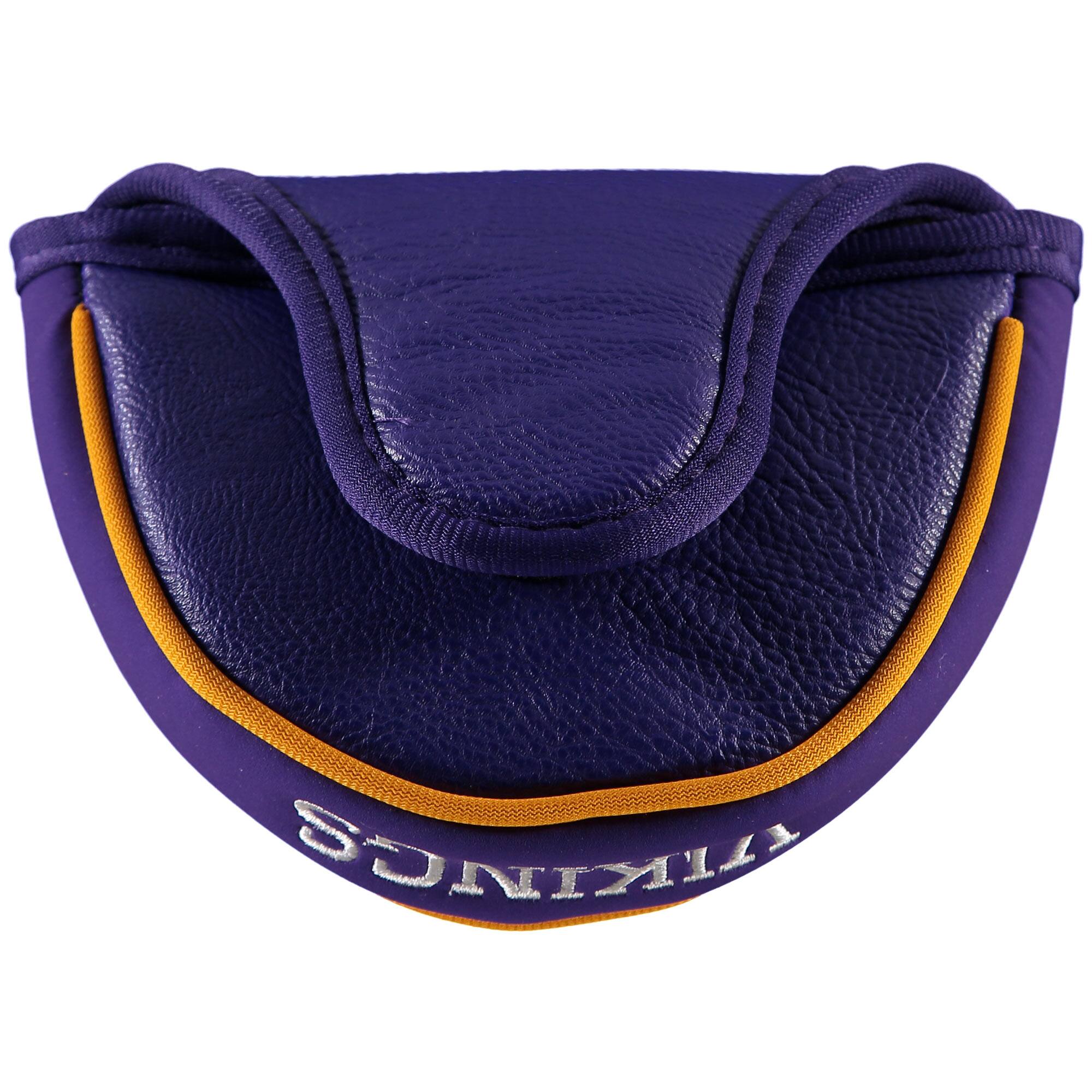Alt View 1. Team Golf - Minnesota Vikings Golf Mallet Putter Cover - Multicolor.