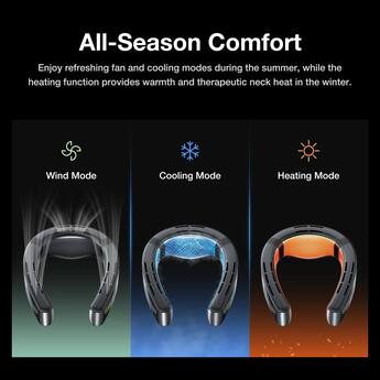 TORRAS COOLiFY Cyber Neck Air Conditioner, Cooling, Heating, and TORRAS COOLiFY Cyber Neck Air Conditioner, Cooling, Heating, and