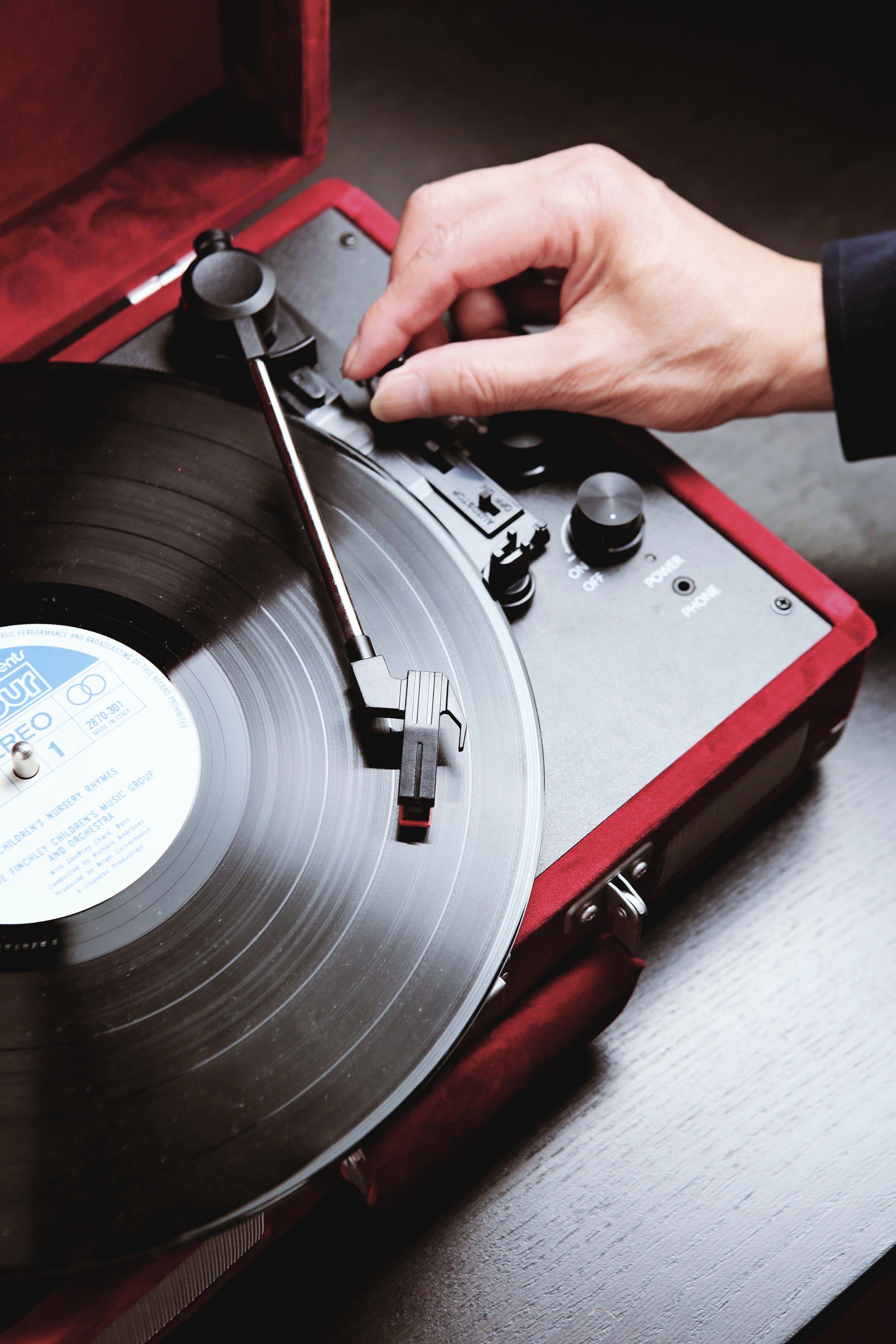 Arkrocket Curiosity III Suitcase Bluetooth Record Player Turntable