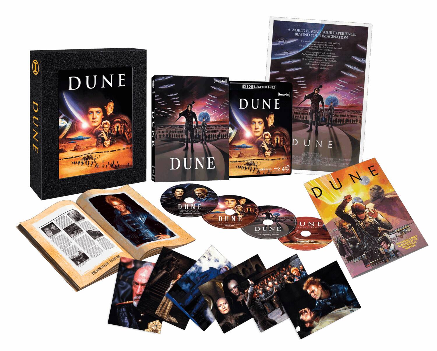 Dune - Limited All-Region UHD Boxset with 3 Blu-Rays   - 4K Blu-Ray [4K Ultra HD Blu-ray]