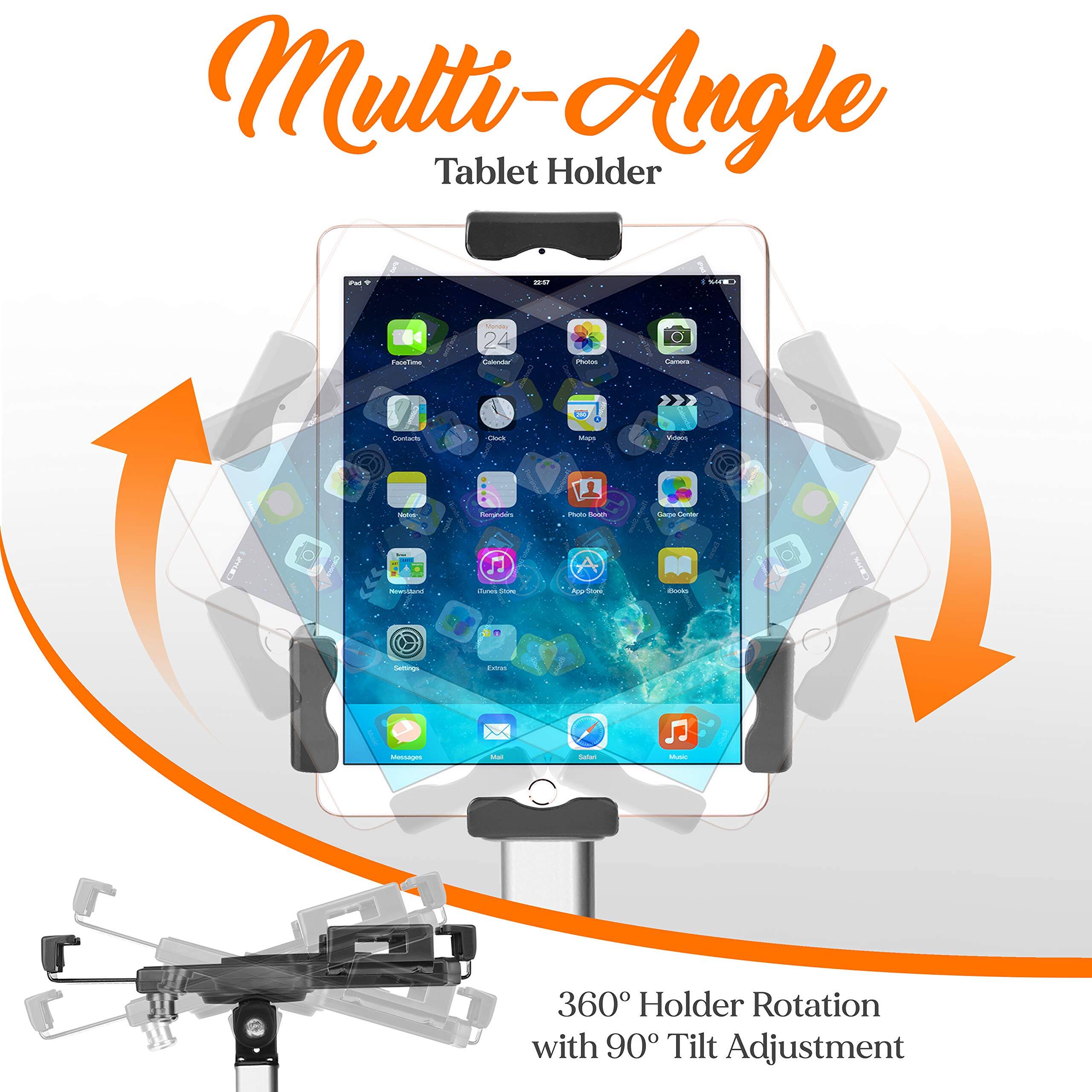 Multi-Angle Tablet Holder

360° Holder Rotation with 90° Tilt Adjustment