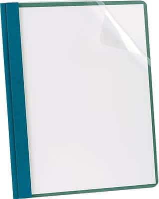 Earthwise - Oxford 3-Prong Report Covers, 25/Box - Blue