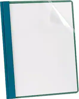 Earthwise - Oxford 3-Prong Report Covers, 25/Box - Blue