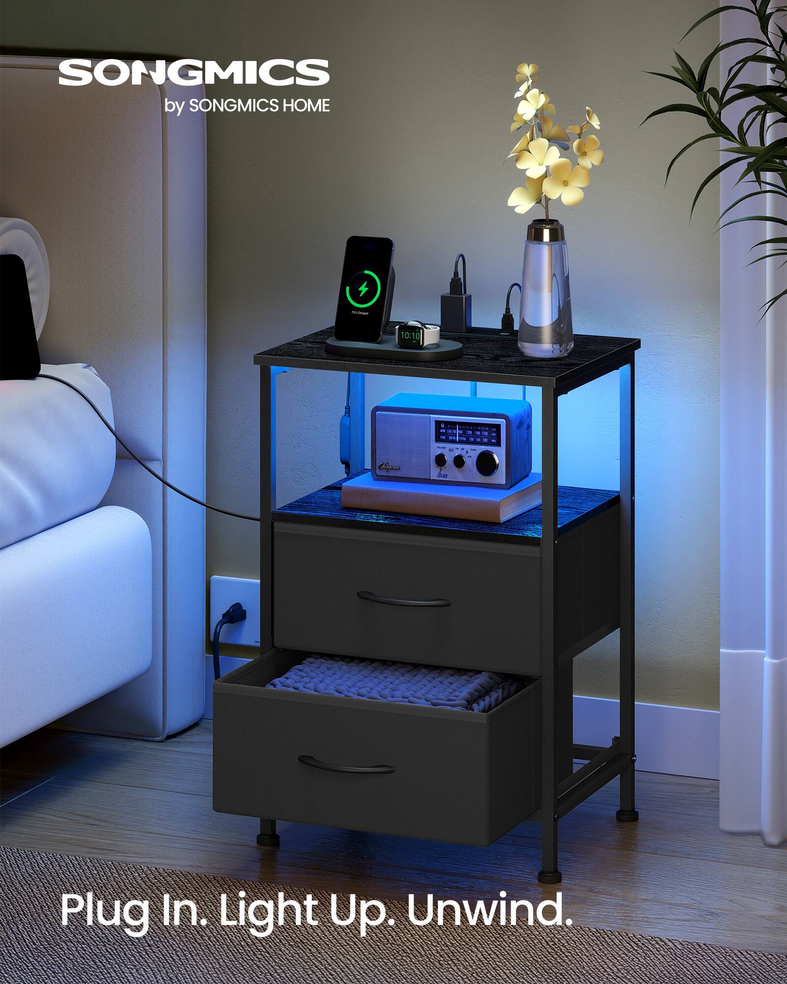 SONGMICS by SONGMICS HOME

10:10

Plug In. Light Up. Unwind.