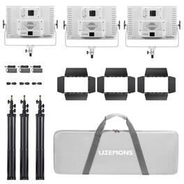 Godox - Litemons LP1200R 120W RGB LED 3-Light Panel Kit