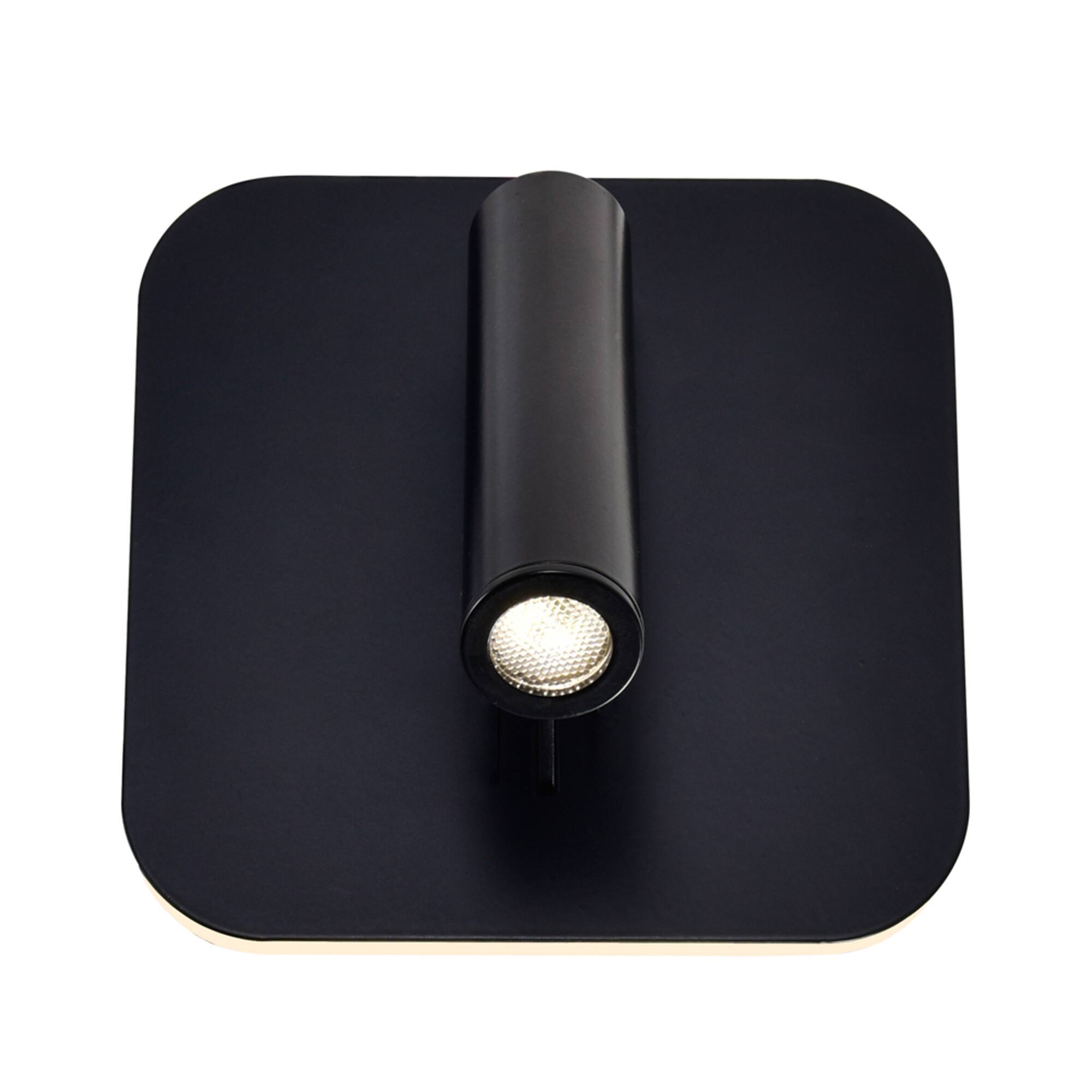 Left. CWI Lighting - Private I LED Sconce With Matte Black Finish - Matte Black.