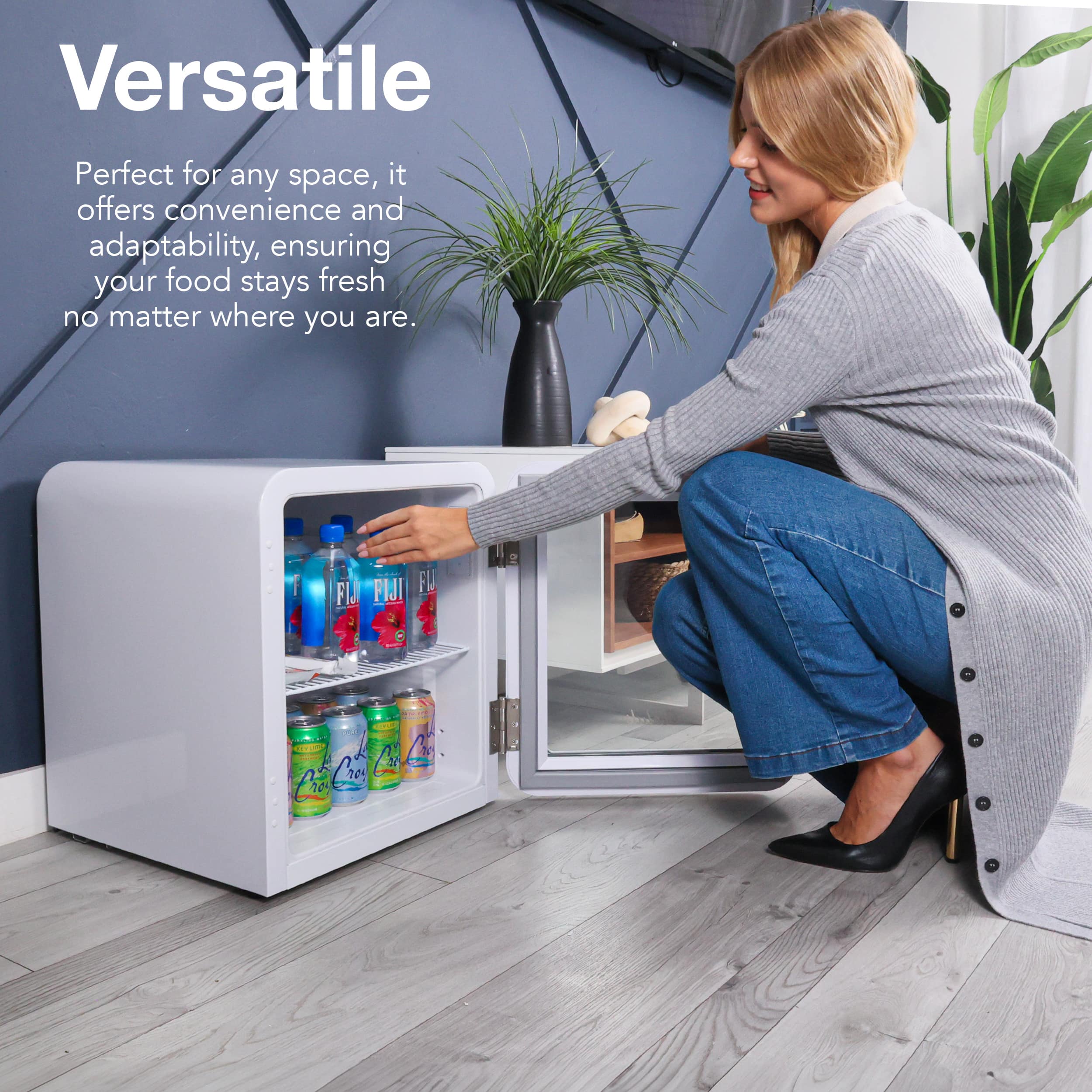 Versatile is perfect for any space, offering convenience and adaptability to ensure your food stays fresh no matter where you are.