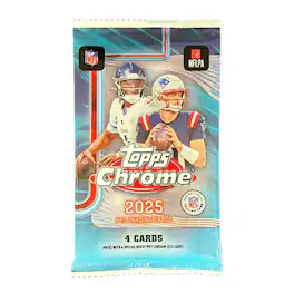 2025 Topps Chrome Football Blaster Pack