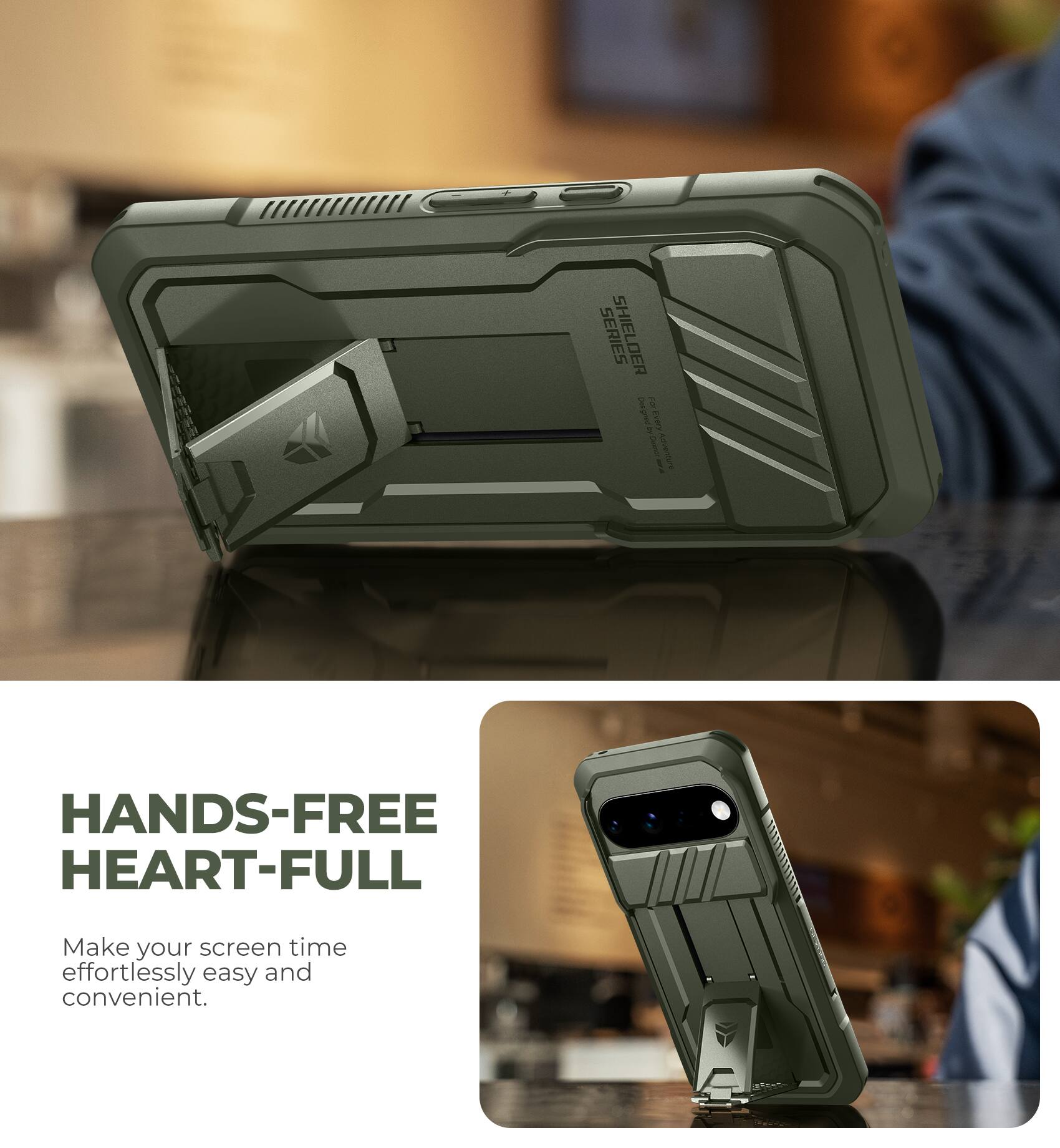 SERIES SHIELDER Designed FOR NY Every Deamor Auiventure ture

HANDS-FREE HEART-FULL
Make your screen time effortlessly easy and convenient.