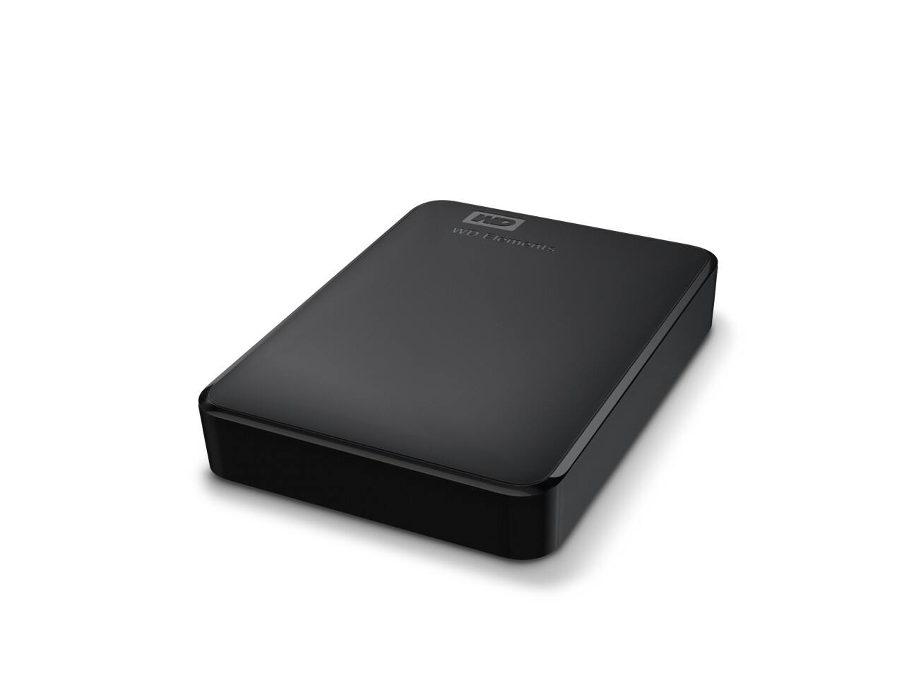 Back. Western Digital - WD 6TB Elements Portable Storage USB 3.2 Gen 1/USB 3.0 (USB 2.0 compatible) Model WDBHJS0060BBK-WESN Black - Black.