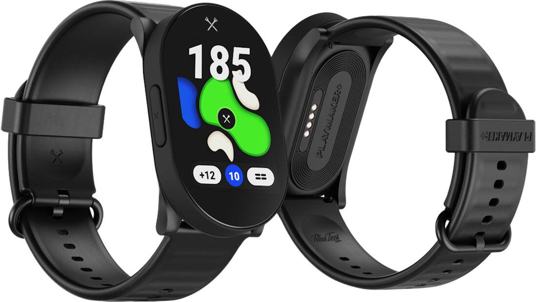 The corrected text is: "X 185 X +12 10 PLAYMAKER+ PLAYMAKER Blue leos"