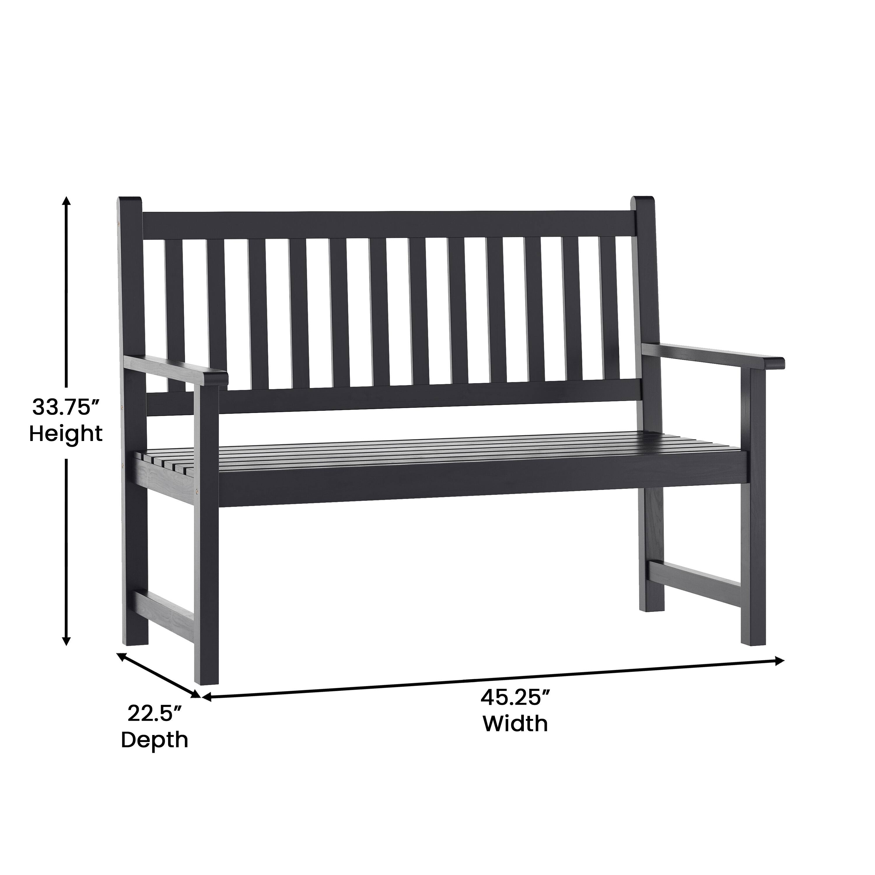 33.75" Height  
22.5" Depth  
45.25" Width