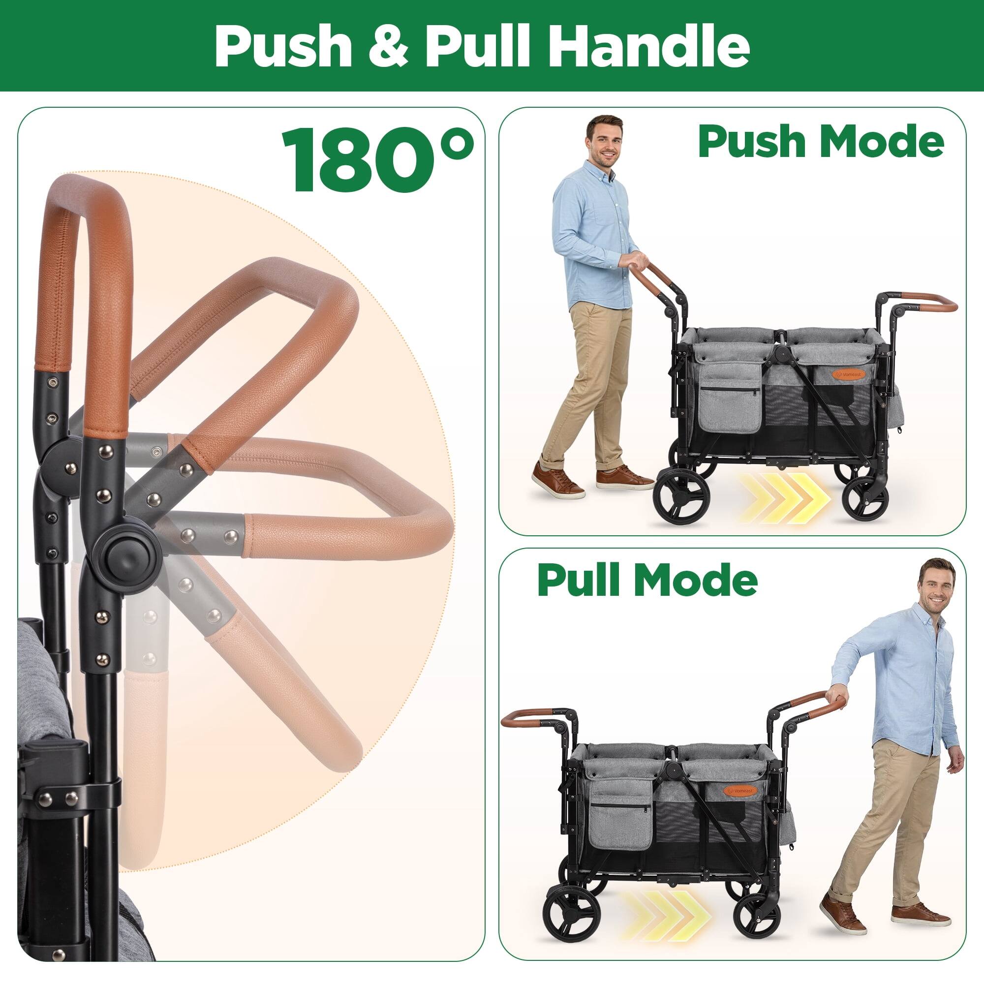 Push & Pull Handle  
180°  
Push Mode  
Pull Mode