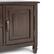 Alt View 2. Simpli Home - Connaught SOLID WOOD 72 inch Wide Traditional TV Media Stand in Dark Chestnut Brown For TVs up to 80 inches - Dark Chestnut Brown.