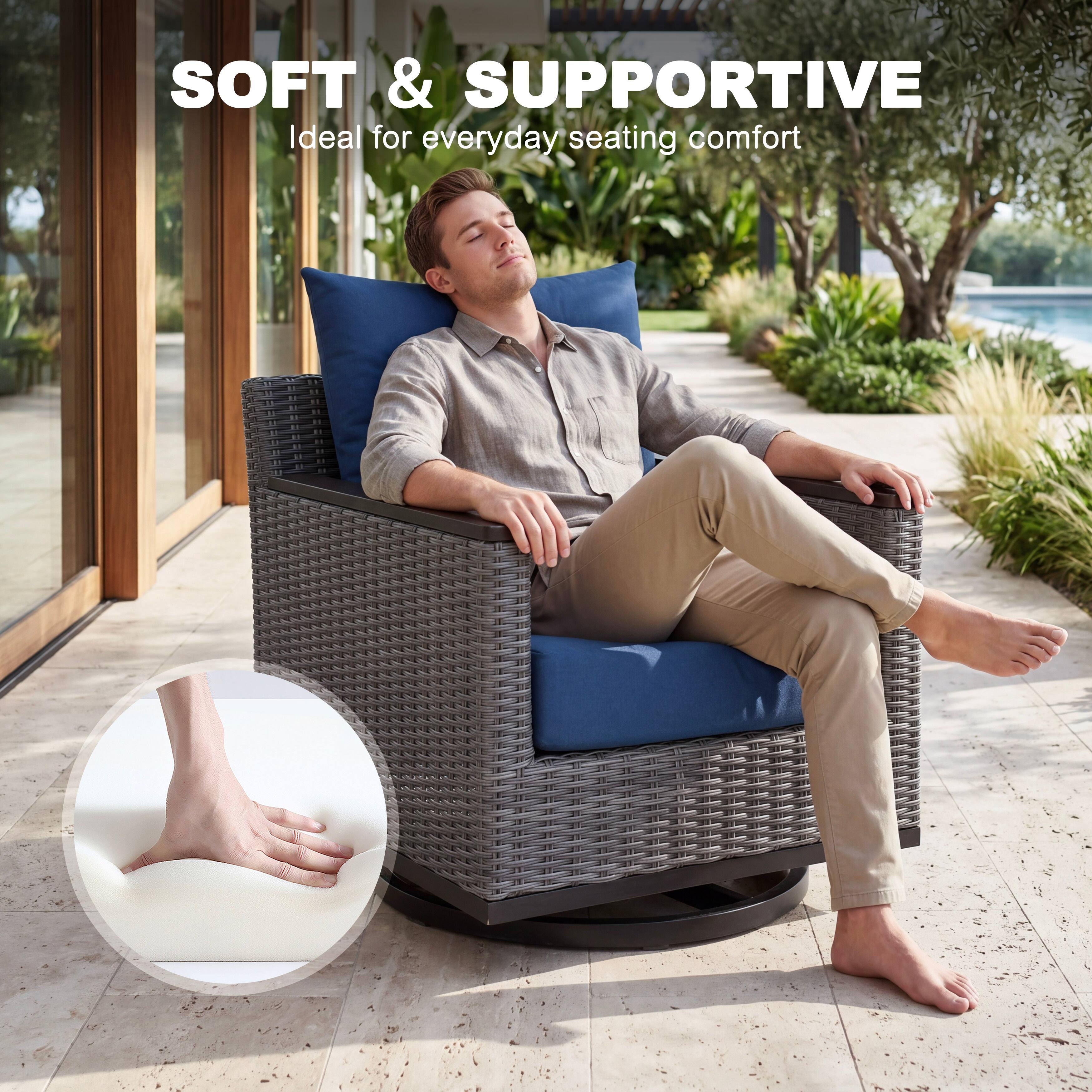 SOFT & SUPPORTIVE  
Ideal for everyday seating comfort