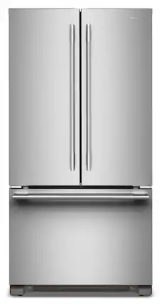 Front. KitchenAid - 36 in. wide 22 cu. ft. Counter-Depth French Door Refrigerator with Internal Water Dispenser - PrintShield Stainless.