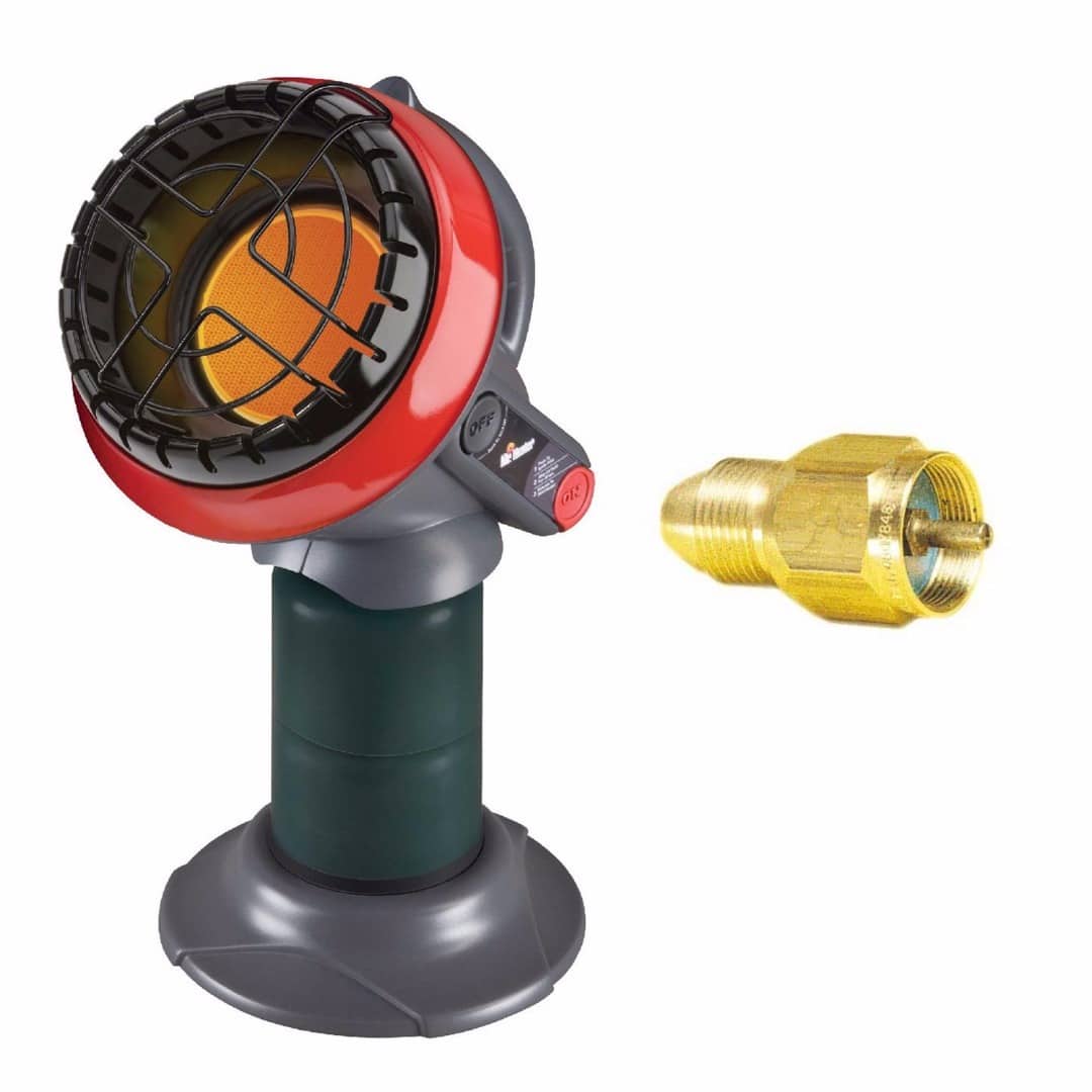 Mr. Heater - F215100 Portable Little Buddy Propane Heater with Tank Refill Adapter - NA