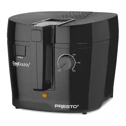 OPEN
CoolDaddy
DEEP FRYER
OFF 275 375 325
PRESTO