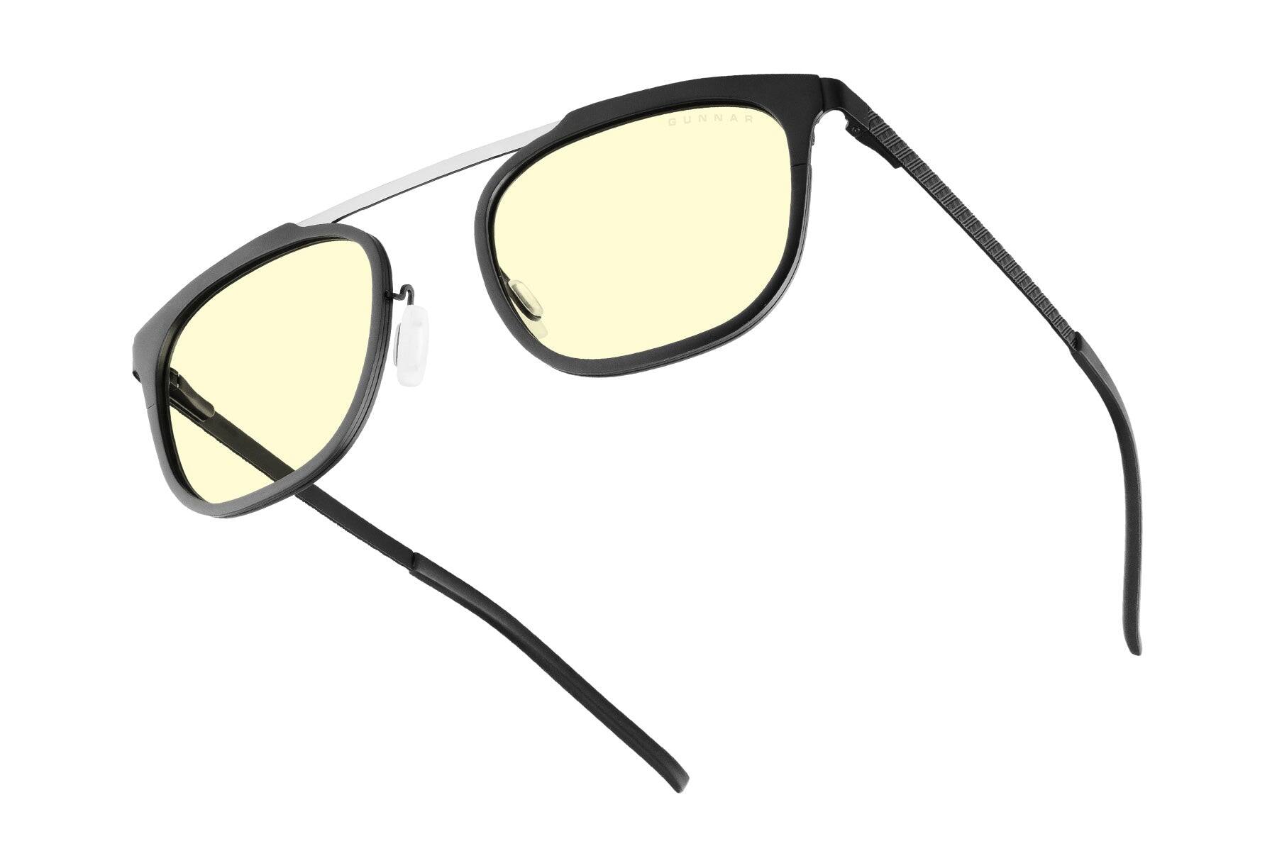 Alt View 1. GUNNAR - GUNNAR Computer Glasses  -  Pismo, Onyx Gold, Clear Pro Lens - Blue Light Blocking, For Graphic Designers/Photographers - Onyx/Silver.