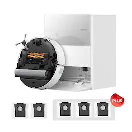 Dreame - Aqua10 Ultra Roller Kit Robot Vacuum and Mop, 30KPa, Heat-Washes & Dries, AI Camera & LiDAR Avoidance - White