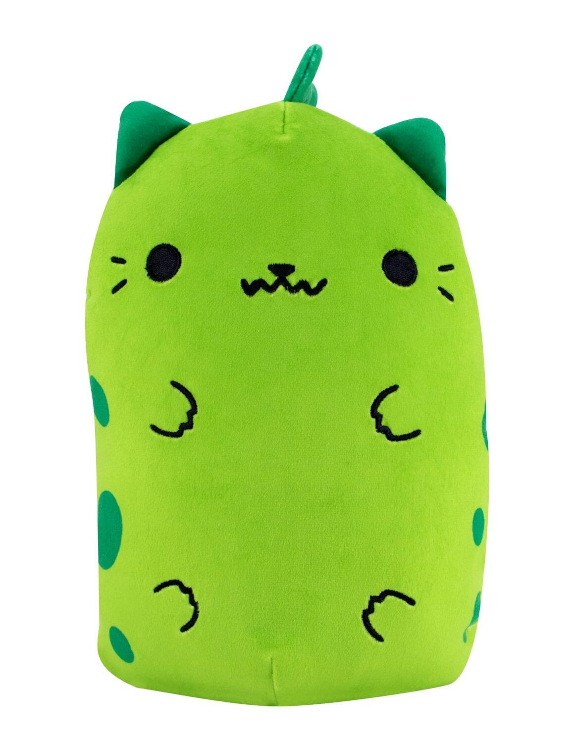 Cats vs Pickles - 8" Jumbo Plushies - Meet Catzilla, the Awesome Green Dino Cat!