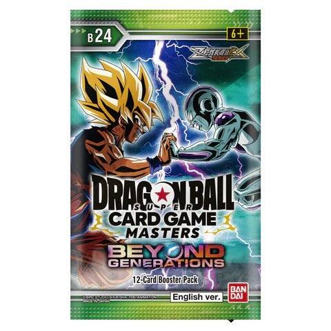 24 6+ KA DRAGON BALL CARD GAME MASTERS BEYOND GENERATIONS 12-Card Booster Pack BAN English ver. DAI WPX