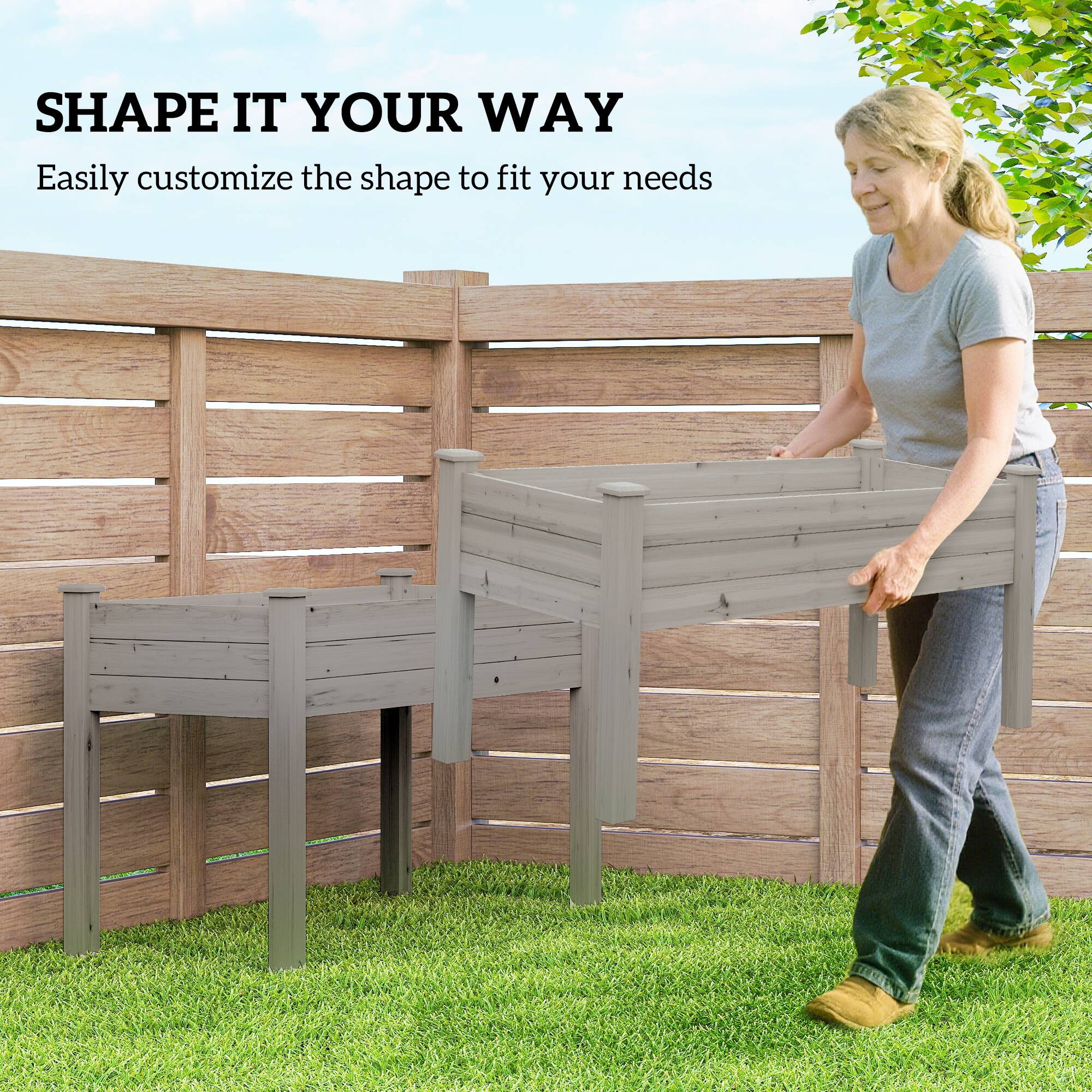 SHAPE IT YOUR WAY  
Easily customize the shape to fit your needs