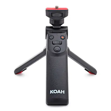 Front. Koah - Koah Vlogging Camera Grip and Tripod for Content Creators.