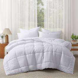 Peace Nest - All Season Down Alternative Comforter Duvet Insert with Soft Microfiber Shell - King - White