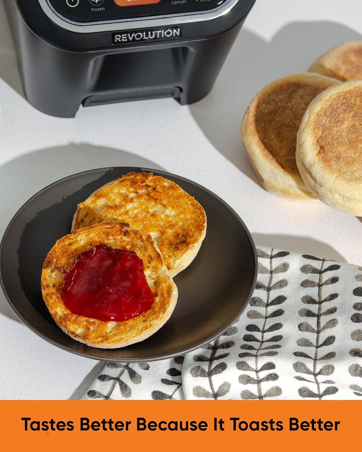 - frozen
- cancel
- time
- canel
REVOLUCIÓN
Tastes Better Because It Toasts Better