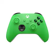 Front. Microsoft - XBOX Wireless Controller for XBOX Series X, XBOX Series S, XBOX One, PCs, and Cloud-Enabled Devices - Velocity Green.