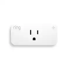 Front. Ring - Smart Plug, Control lights and other devices, set routines, activated by motion, Amazon Sidewalk, no base station needed - White.