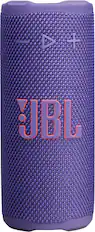 Front. JBL - Grip Portable Wireless Speaker with Built-In Light - 2025 - Purple.